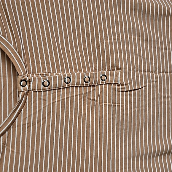 American Eagle soft & sexy stripe short top size small - Picture 4 of 6